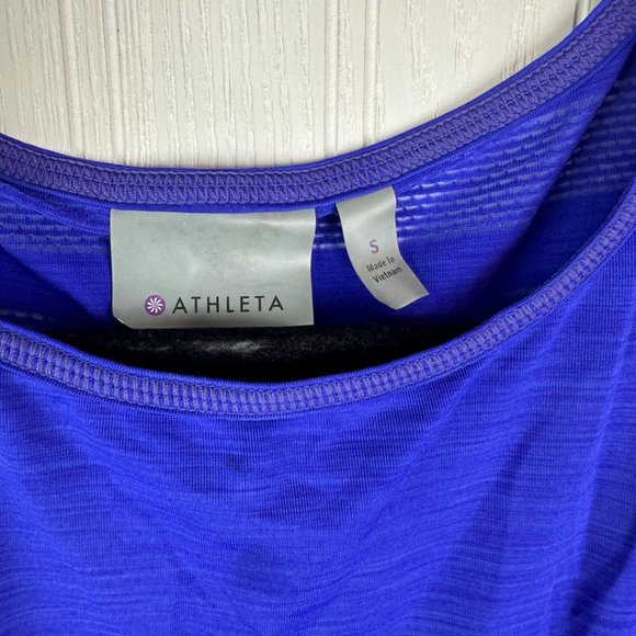 Athleta Athletic tank‎ bright blue size Small - Picture 4 of 4